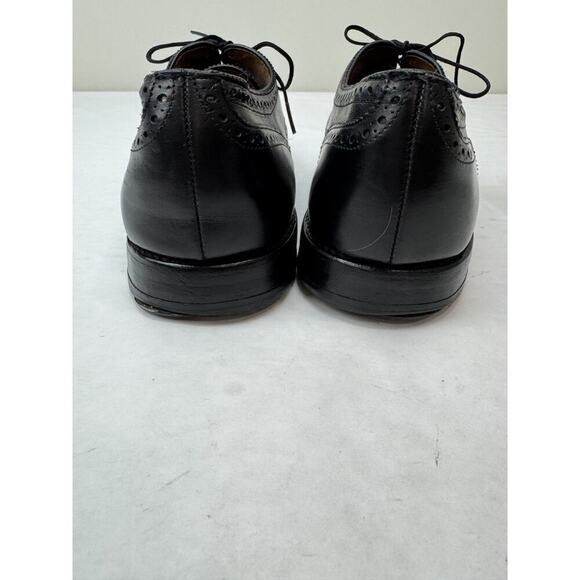 Allen Edmonds Sanford Cap Toe Oxford Brogues Black Leather Dress Shoes 10.5 B US main image 10